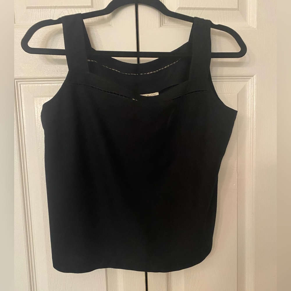 Nomadic Traders “Fresco” Black Sleeveless Top Medium
